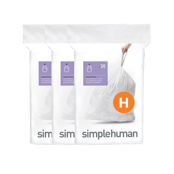 simplehuman code H custom fit liners