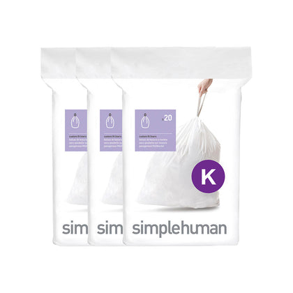 Simplehuman 45 Liter Rectangle Step Can With Liner Pocket, K Liner