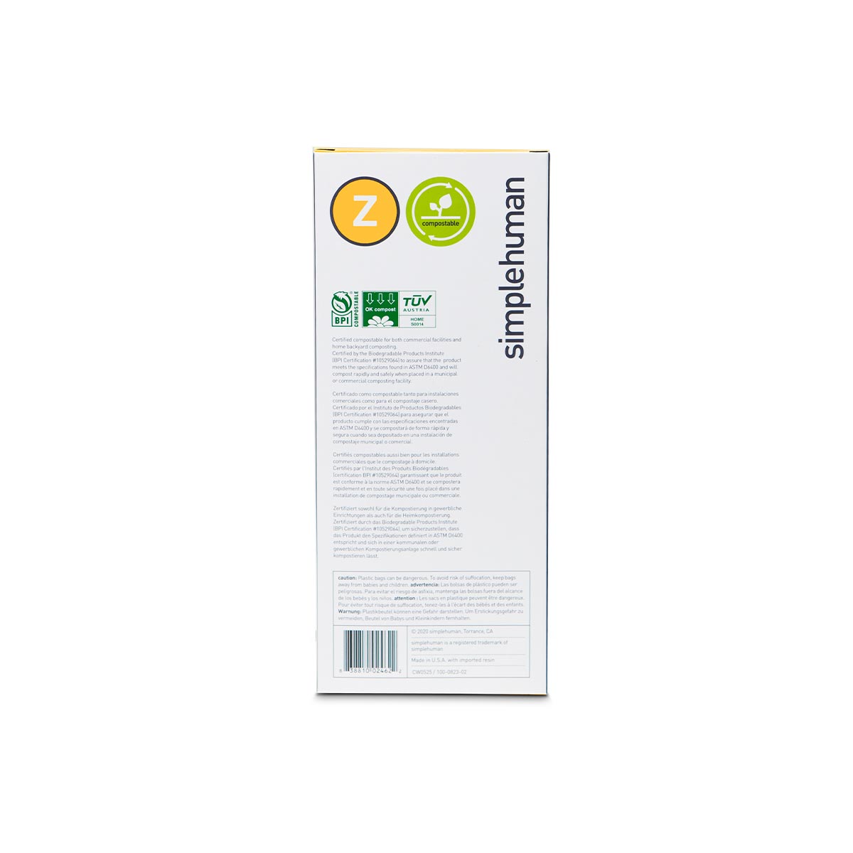 Code Z Compostable Custom Fit Liners