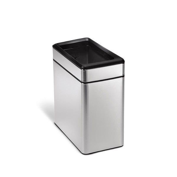 Stainless Steel Slim Open Trash Can