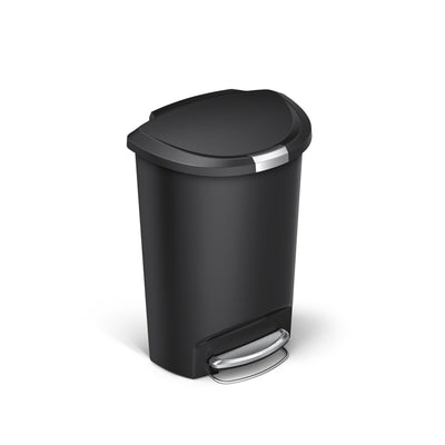 50L semi-round plastic step can