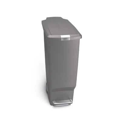 40L plastic slim step cangrey