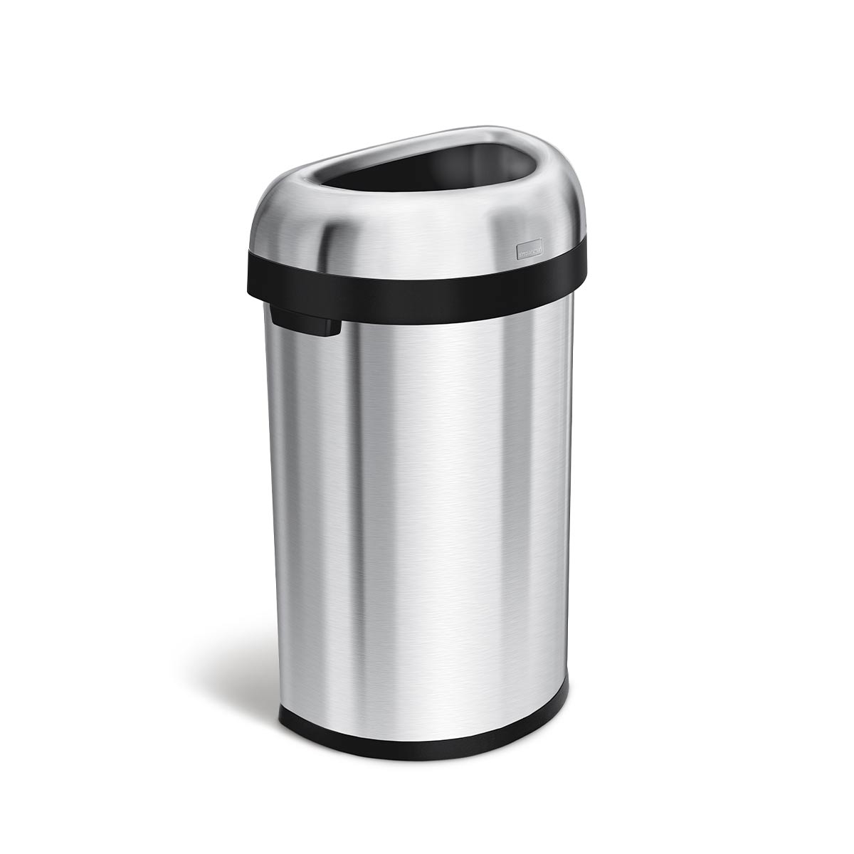60L semi-round open can - simplehuman