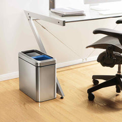 Poubelle ouverte simplehuman Profile Open Bin 10L