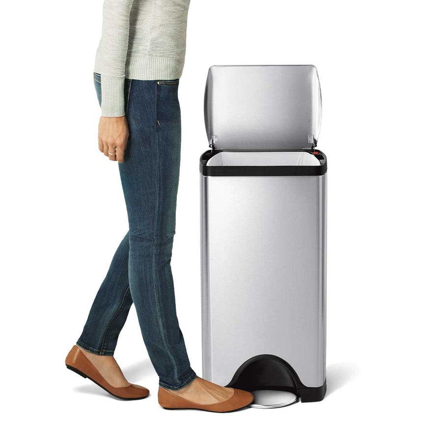 30L Rectangular Step Can