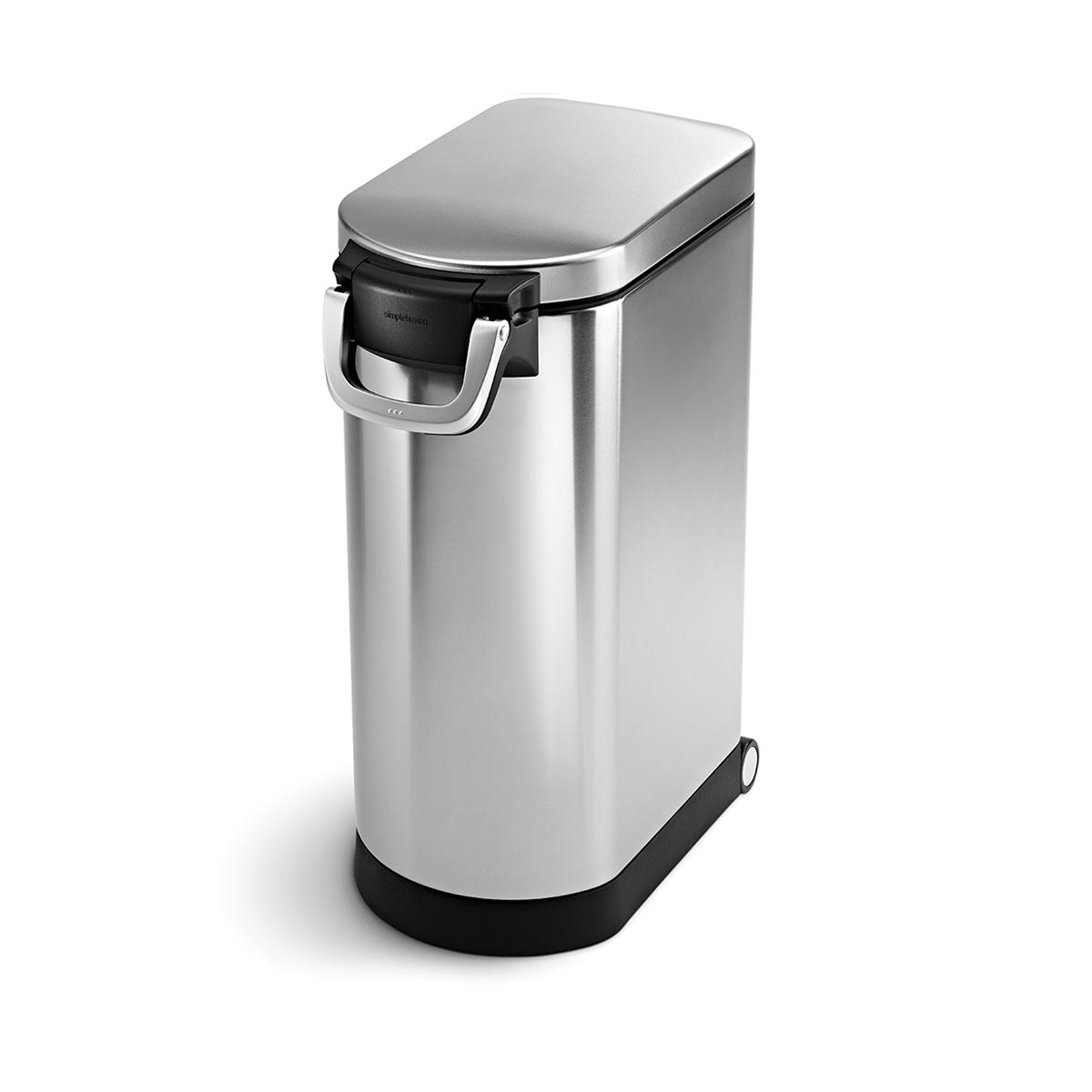 X-Large Pet Food Can, Brushed - Simplehuman