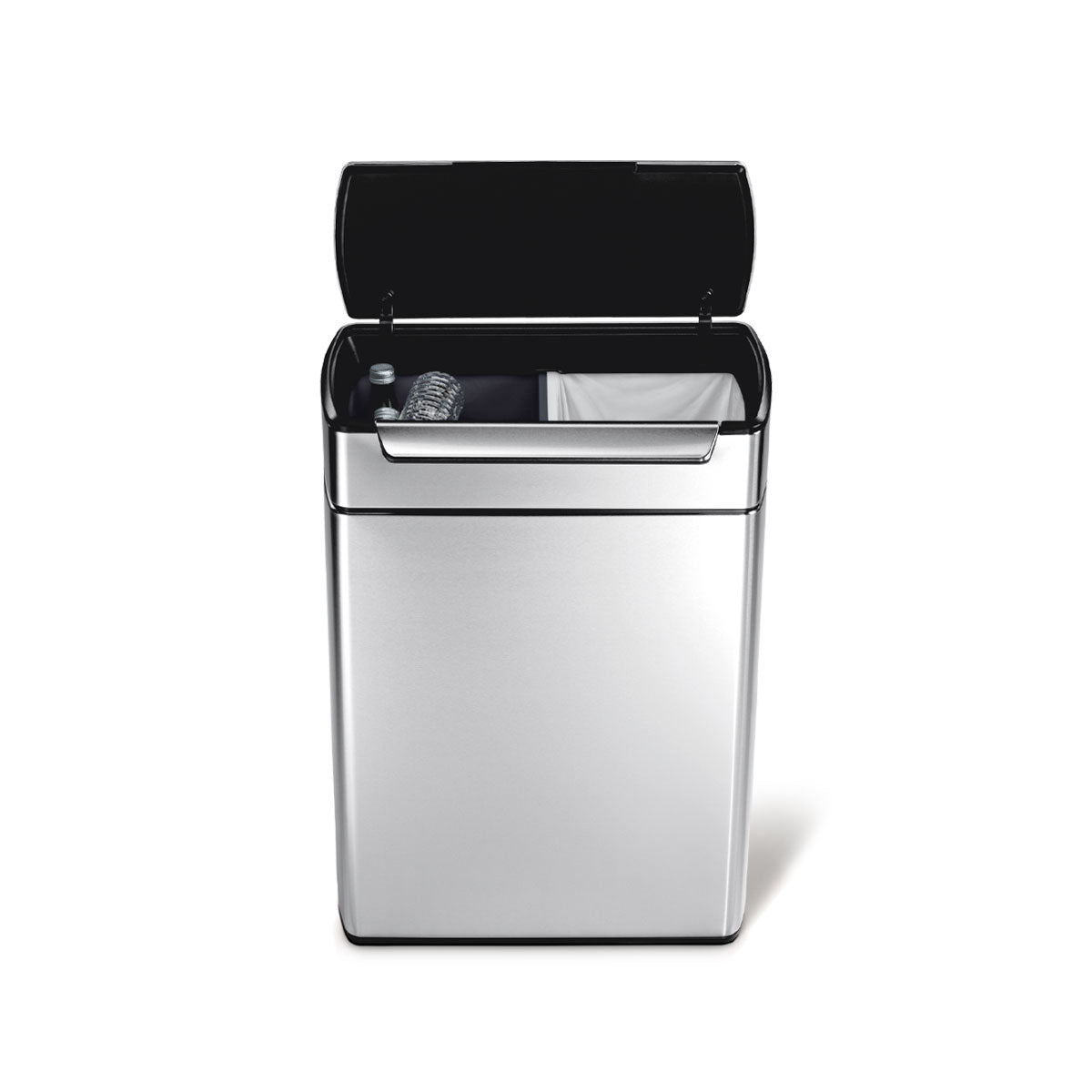 simplehuman Rectangular Hands-Free Kitchen Step Trash Can with