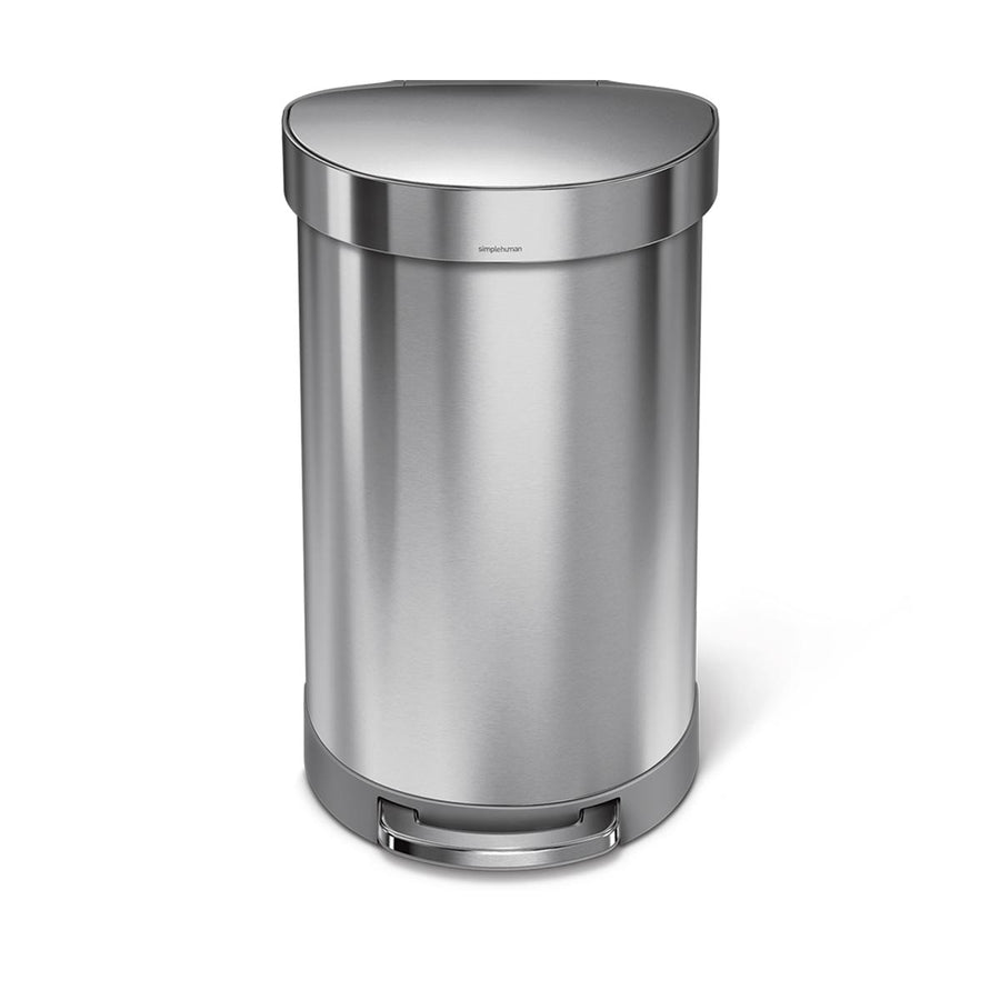 45L Semi-Round Step Can with Liner Rim - Simplehuman