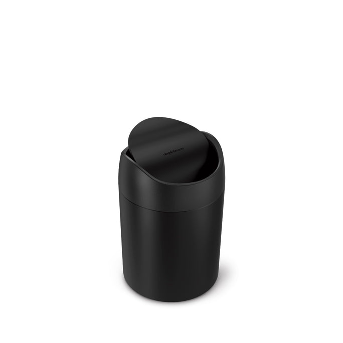 Mini poubelle, ronde, 4,5 L, inox - simplehuman