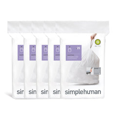 simplehuman Code Q Custom Fit Liners (60 Count)