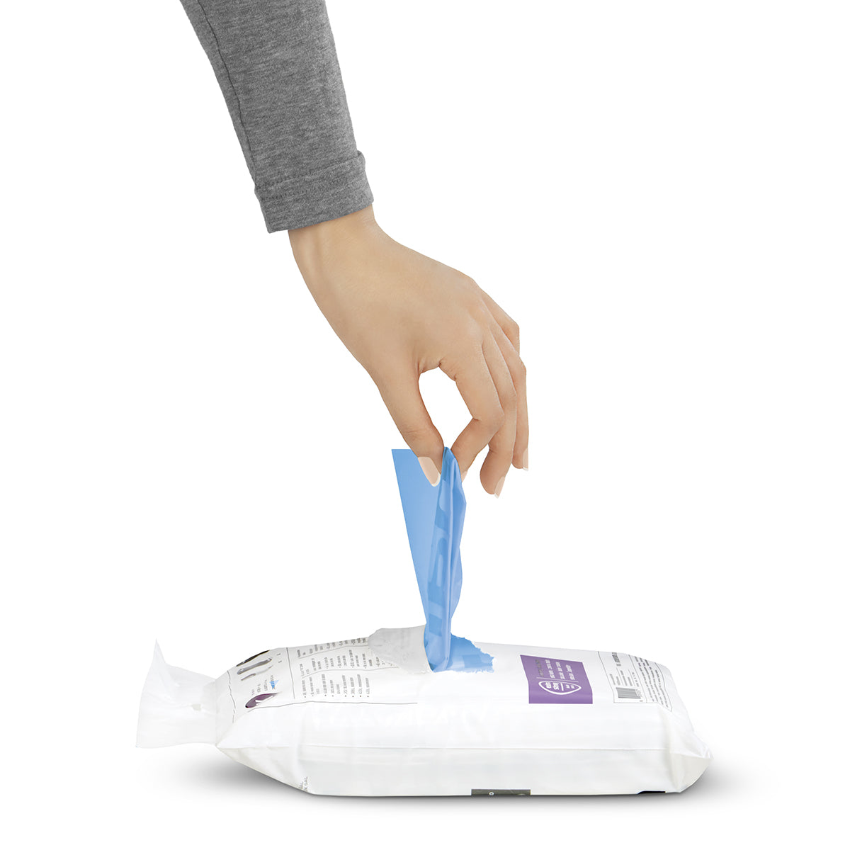 simplehuman code H blue recycling custom fit liners