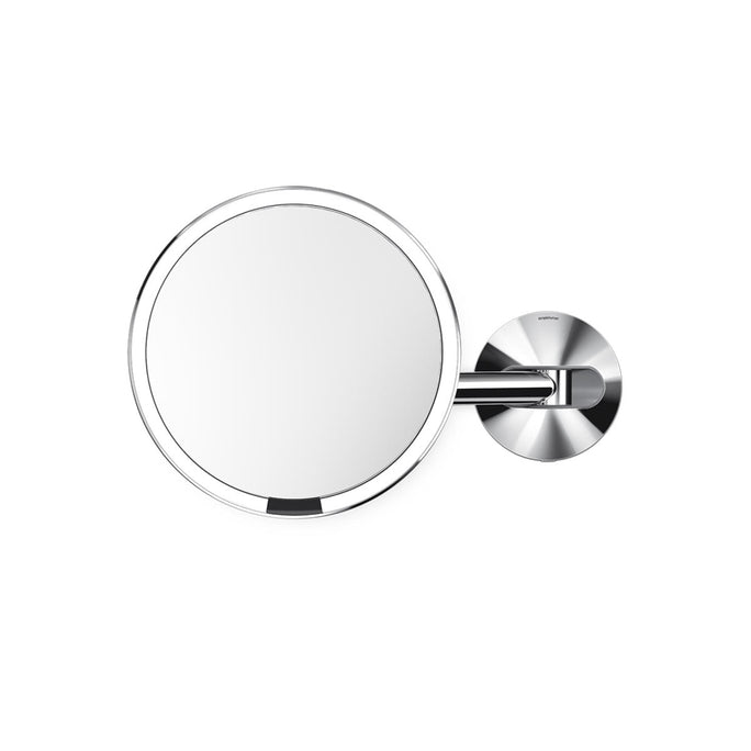 hard-wired wall mount sensor mirror - polished finish - main image