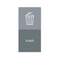 magnetic sorting label - trash - main image