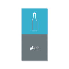 magnetic sorting label - glass - main image