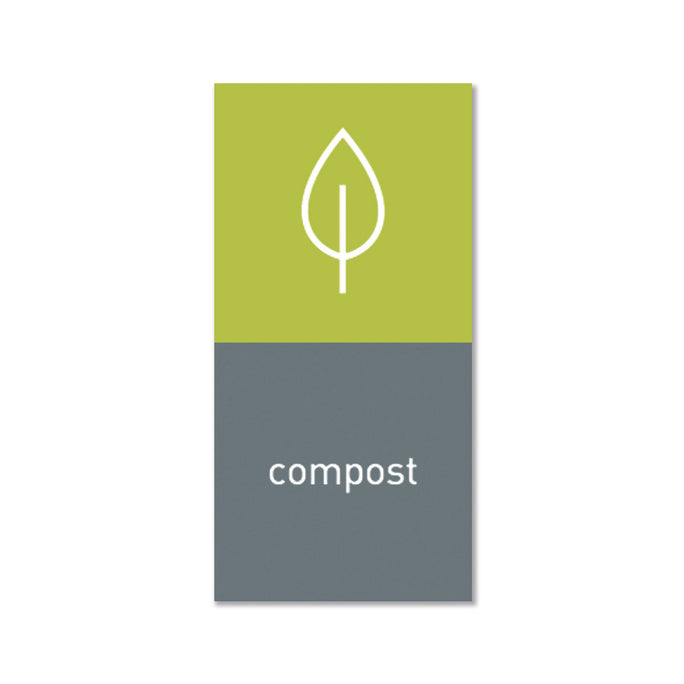 magnetic sorting label - compost - main image