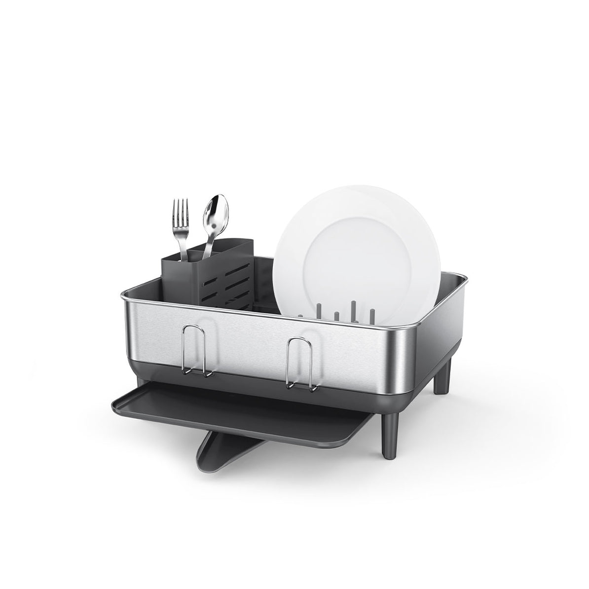 Simplehuman Dish Drying Rack: Space-Saving Elegance