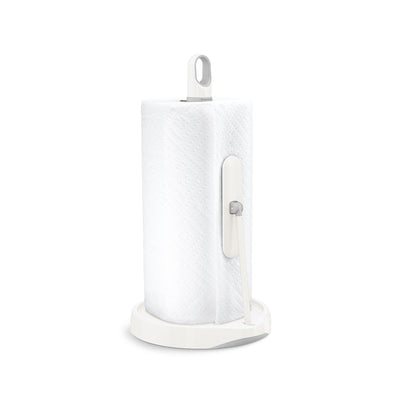 tension arm paper towel holderwhite