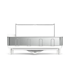 simplehuman Steel Frame Dish Rack, 11-1/2”H x 20-1/4”W x 22-5/16”D, White