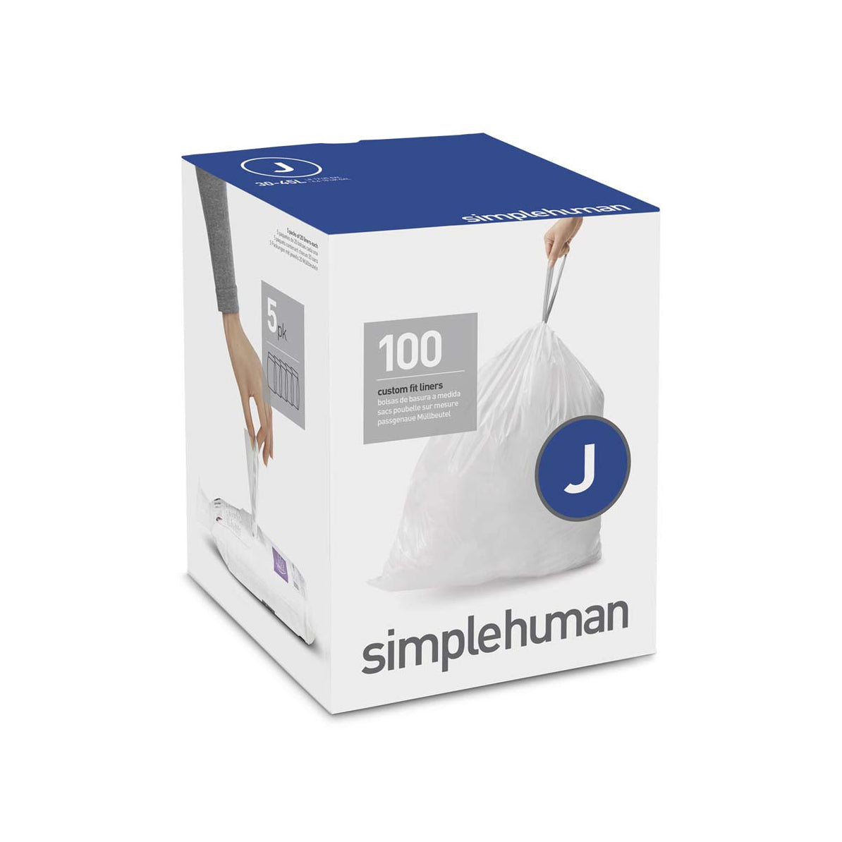 simplehuman Custom Fit Liners, 300-pack