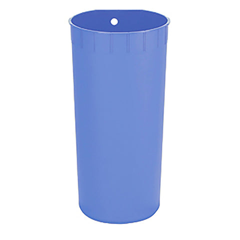 35L Blue Plastic Trash Bucket 