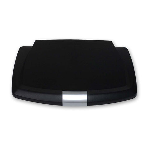 Black Plastic Rectangular Lid with Slide Lock 