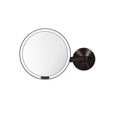 sensor mirror wall mount  rechargeabledark bronze
