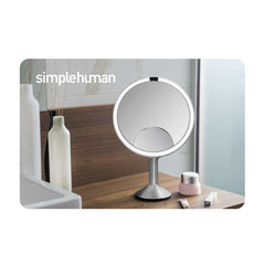 simplehuman gift card - sensor mirror design
