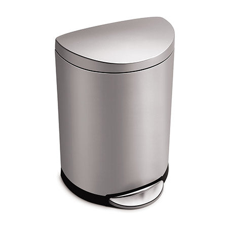 50L semi-round step trash can